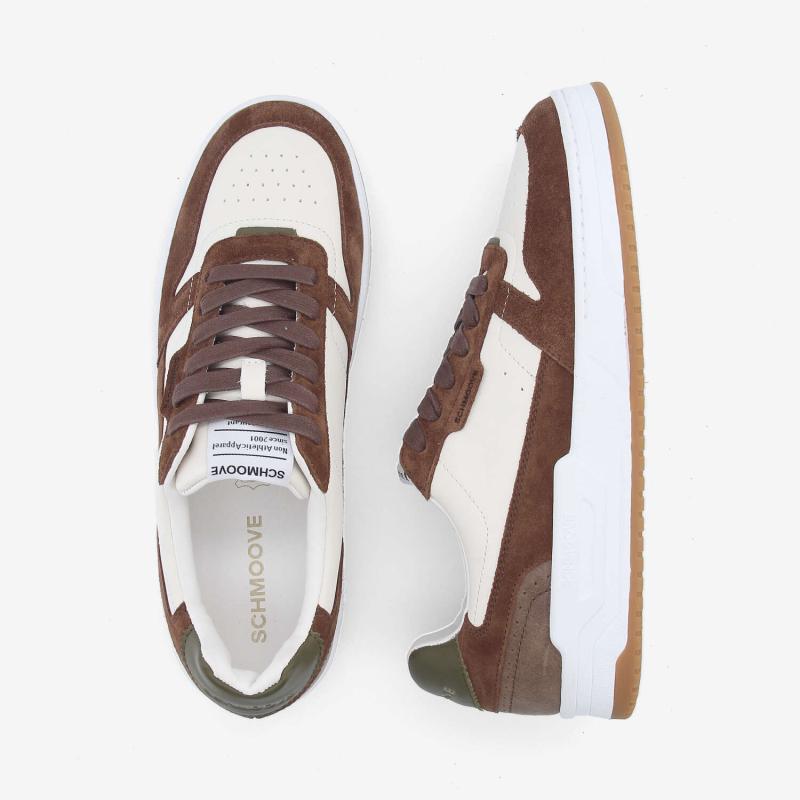 BROOKLYN PREPPY M - NAPPA/SUEDE - BEIGE/MARRON